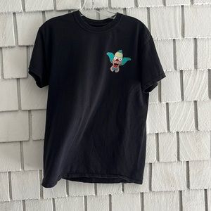 THE SIMPSONS Krusty the Clown black T-shirt size S